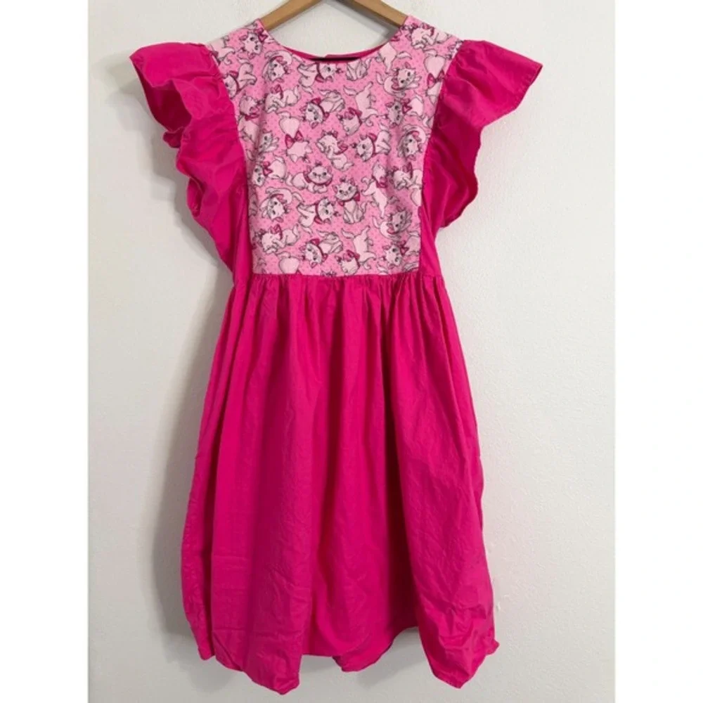 Disney - Custom Handmade Aristocats Marie Dress Girls‎ Size L/XL
